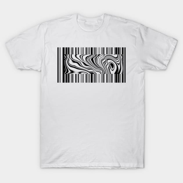 Barcode Flow T-Shirt by skeyturtle